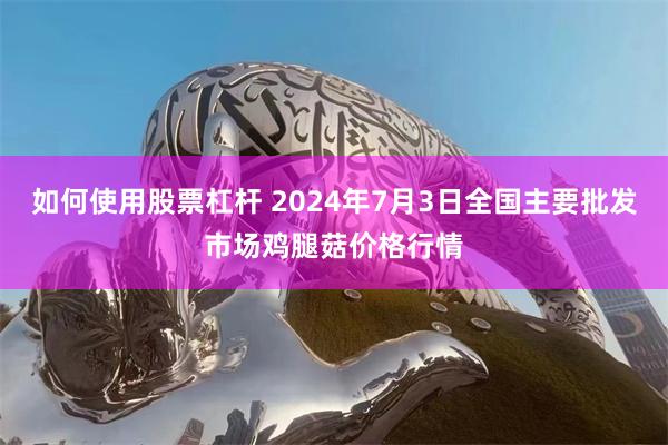 如何使用股票杠杆 2024年7月3日全国主要批发市场鸡腿菇价格行情