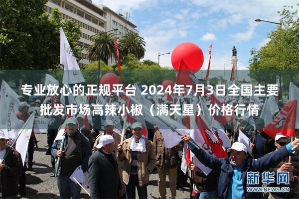 专业放心的正规平台 2024年7月3日全国主要批发市场高辣小椒（满天星）价格行情