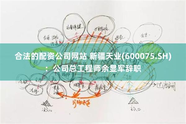 合法的配资公司网站 新疆天业(600075.SH)：公司总工程师余显军辞职