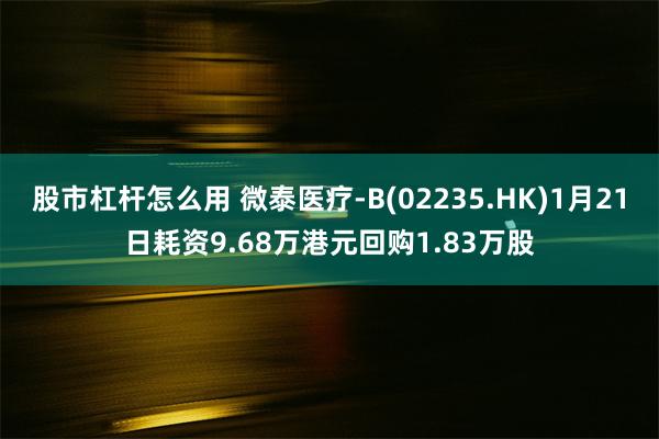 股市杠杆怎么用 微泰医疗-B(02235.HK)1月21日耗资9.68万港元回购1.83万股