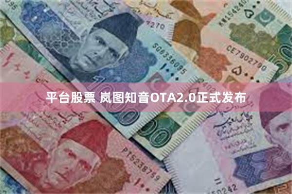 平台股票 岚图知音OTA2.0正式发布